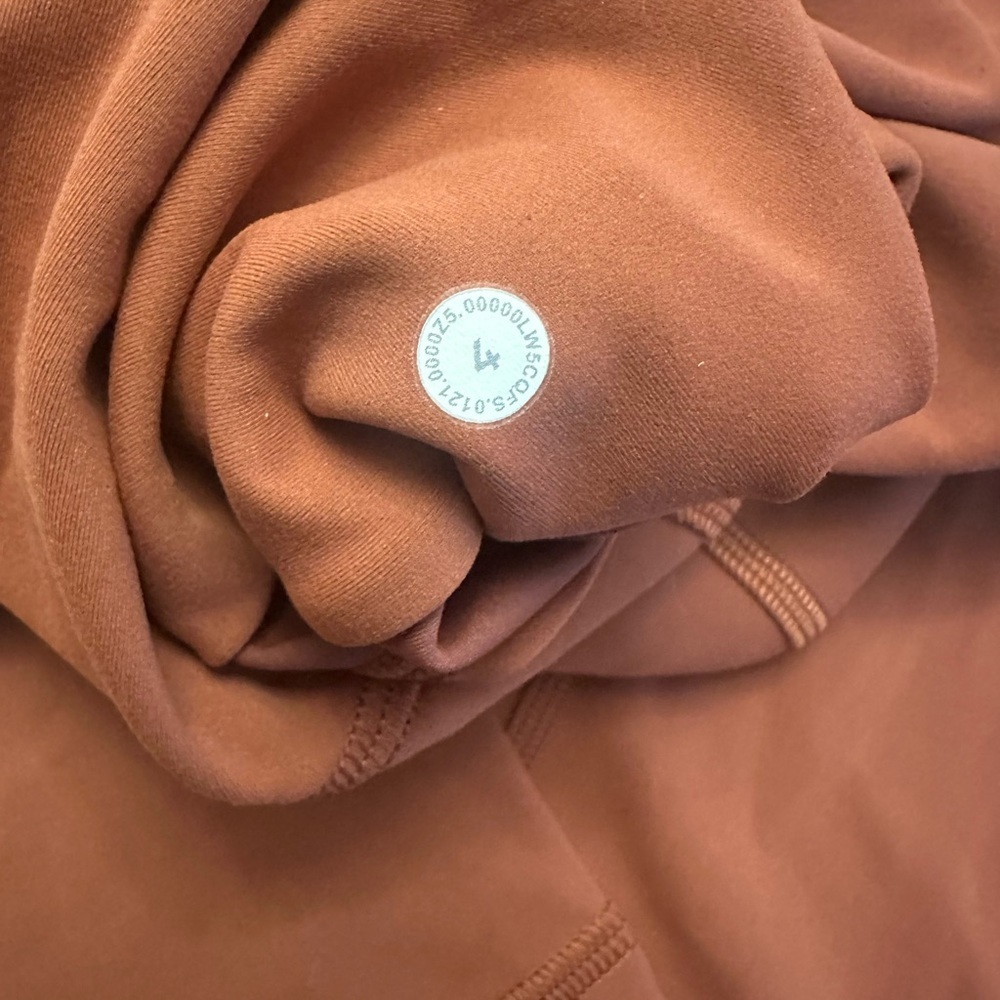 Lululemon Invigorate High-Rise Tight  Leggings 25" Womens 4 Dark Terracotta NWT - Picture 10 of 10